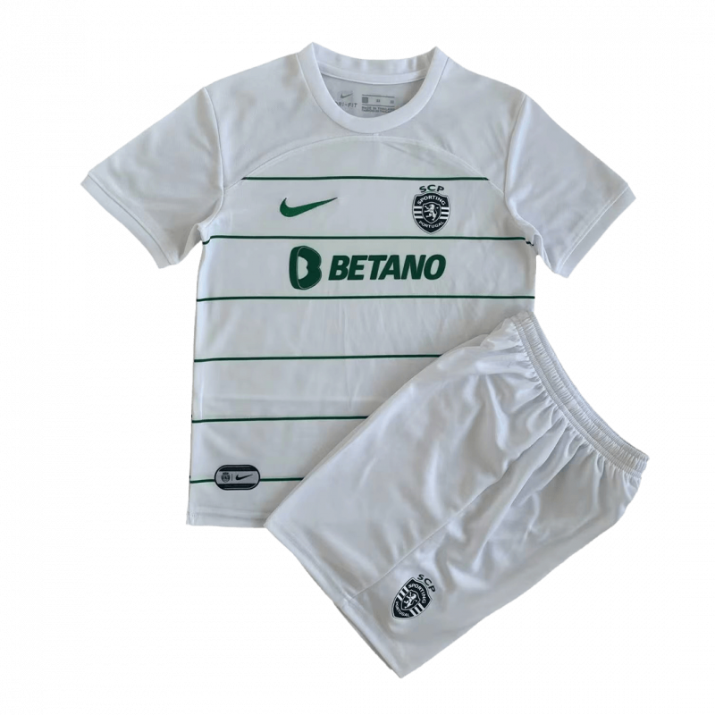 Sporting CP 2023/24 Away White Kids Kit