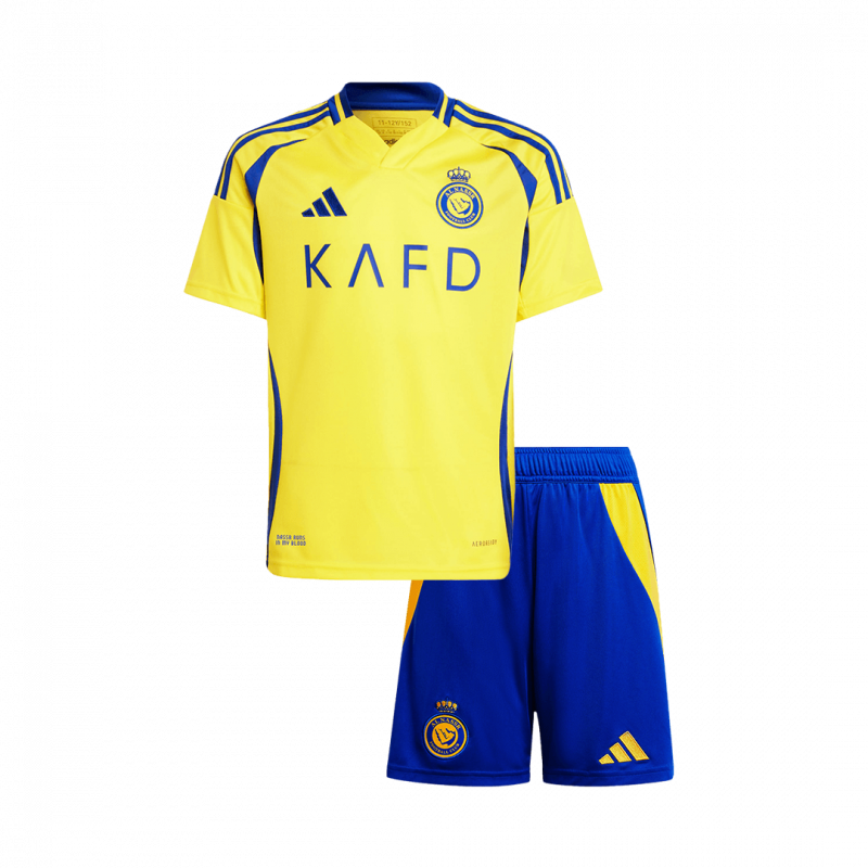 Al Nassr 2024/25 Home Yellow Kids Kit
