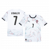 RONALDO #7 Portugal 2025 Away White Jersey