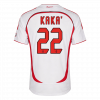KAKA' #22 AC Milan 2006/07 Away White UCL Retro Jersey