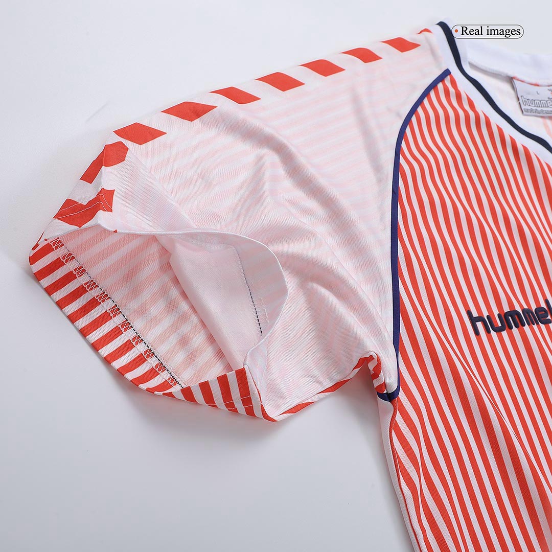 Denmark 1986 Away Pink Retro Jersey