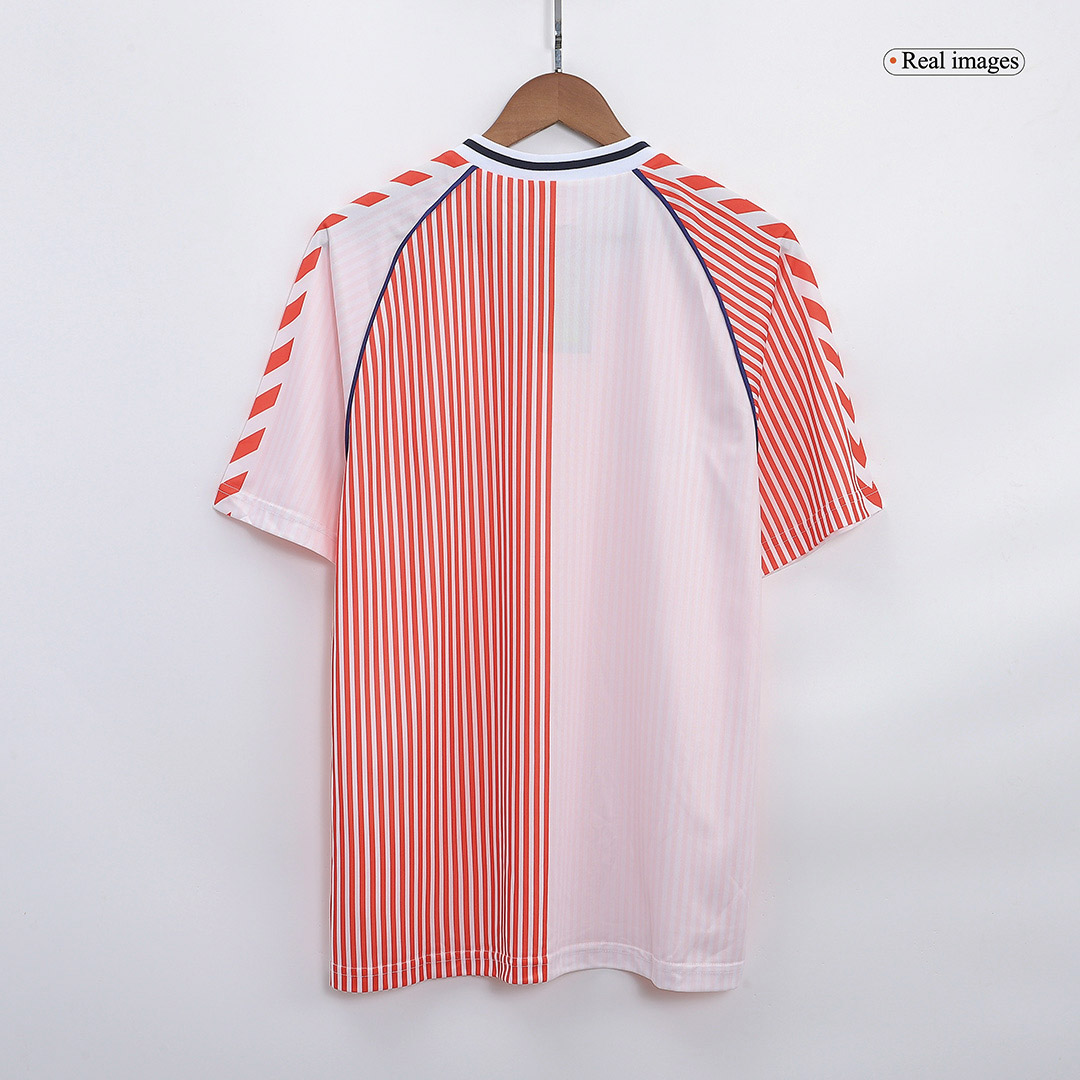 Denmark 1986 Away Pink Retro Jersey