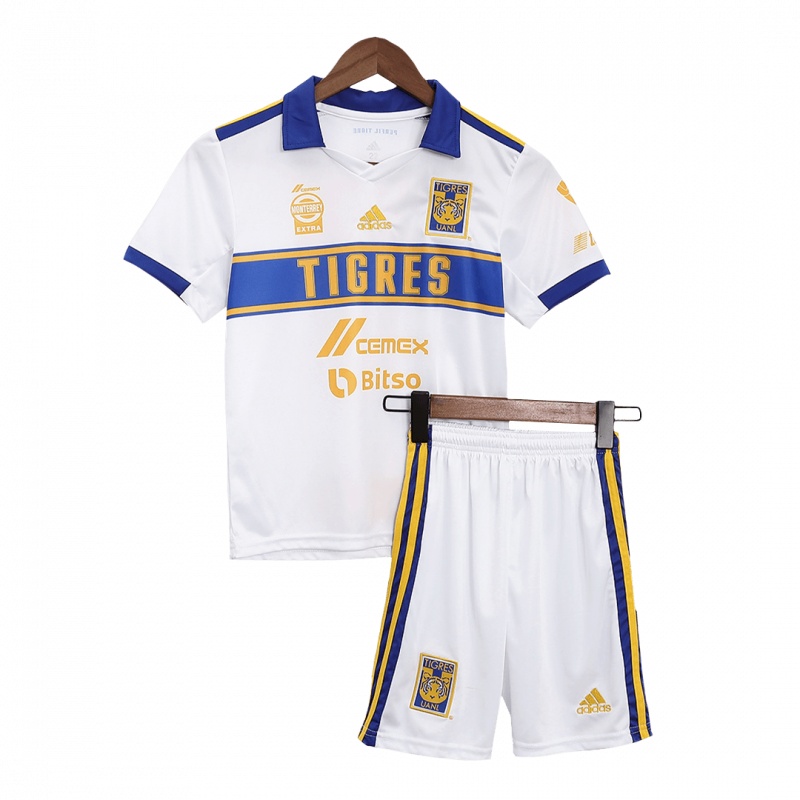 Tigres UANL 2022/23 Third White Kids Kit