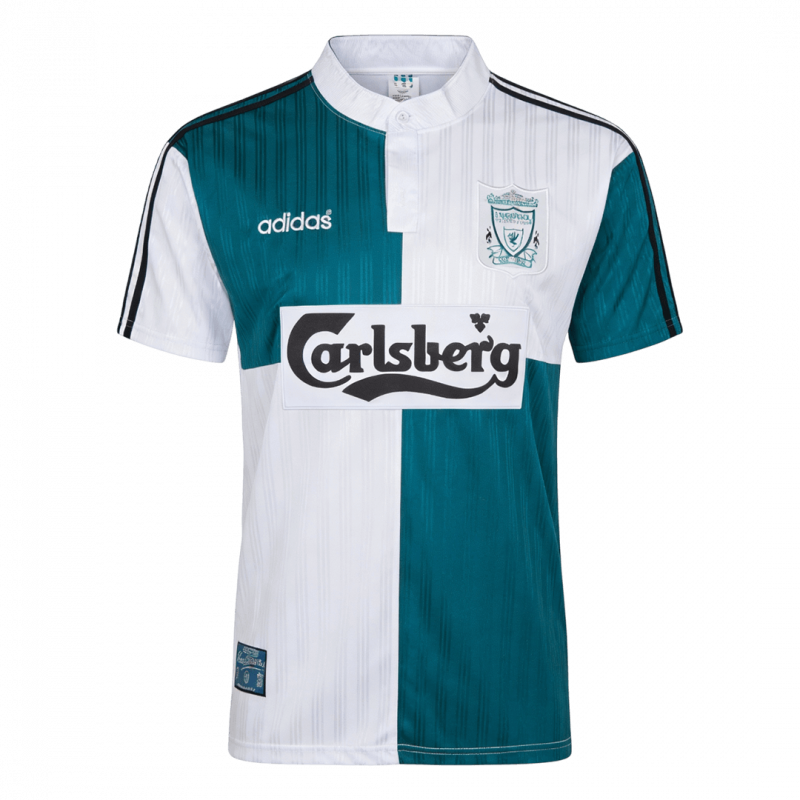 Liverpool 1995/96 Away White Retro Jersey
