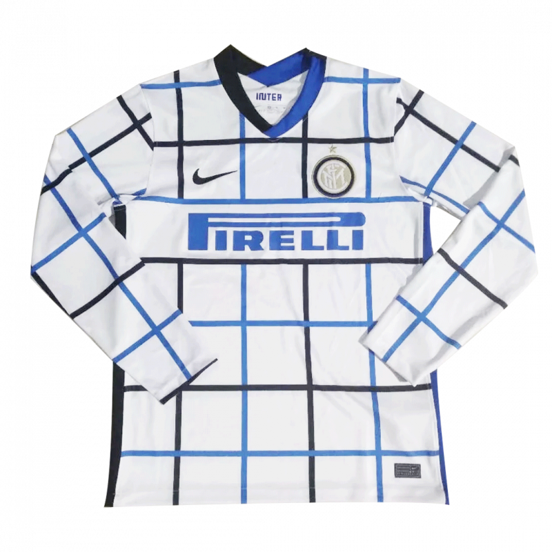 Inter Milan 2020/21 Away White Long Sleeve Jersey