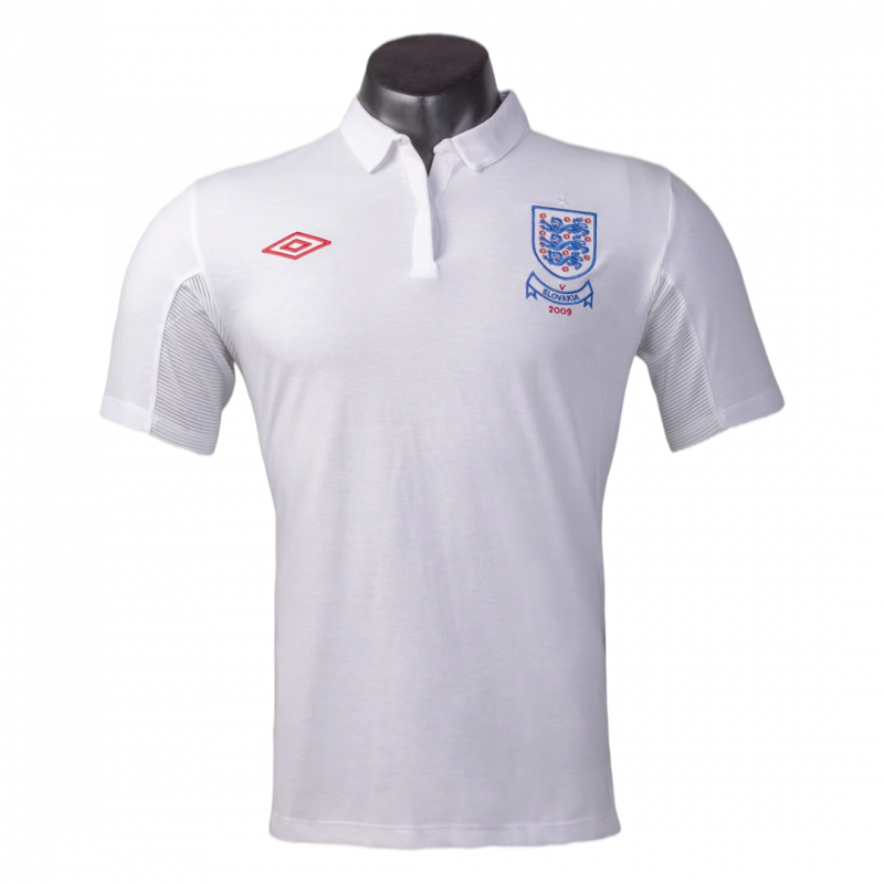 England 2010 Home White Retro Jersey