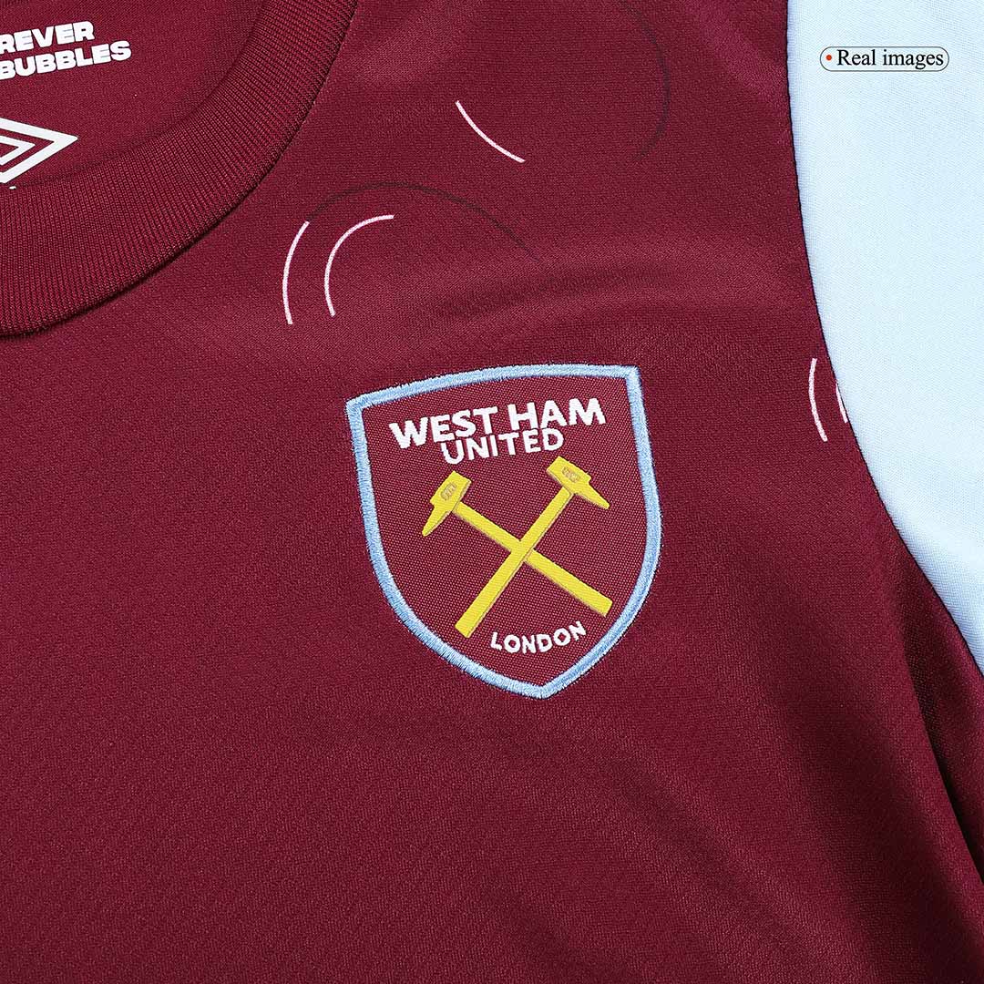 West Ham United 2023/24 Home Red Kids Kit