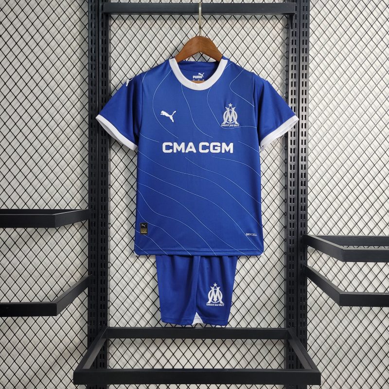 Kit Enfant Olympique 2023/24 Away Kids Kit