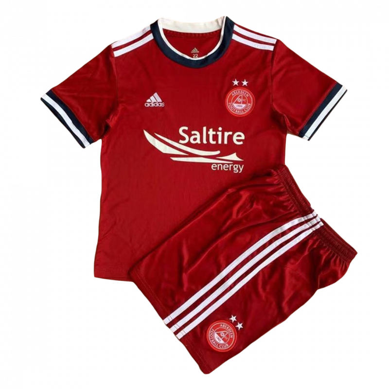Aberdeen 2021/22 Home Red Kids Kit