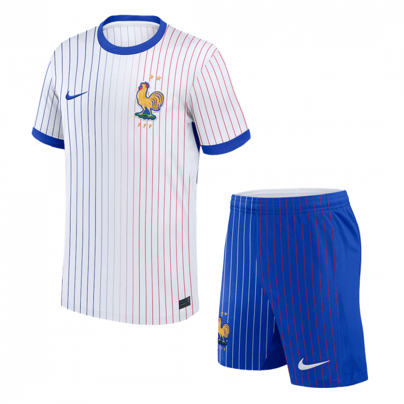 France 2024 Away White Kids Kit