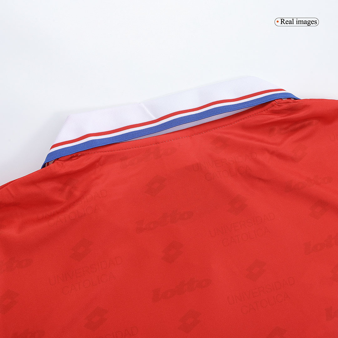 Universidad Catolica 1996 Away Red Retro Jersey