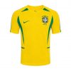 Brazil 2002/03 Home Yellow Retro Jersey