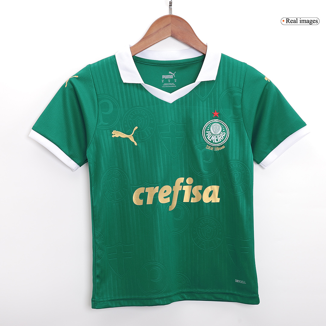 SE Palmeiras 2024/25 Home Green Kids Kit