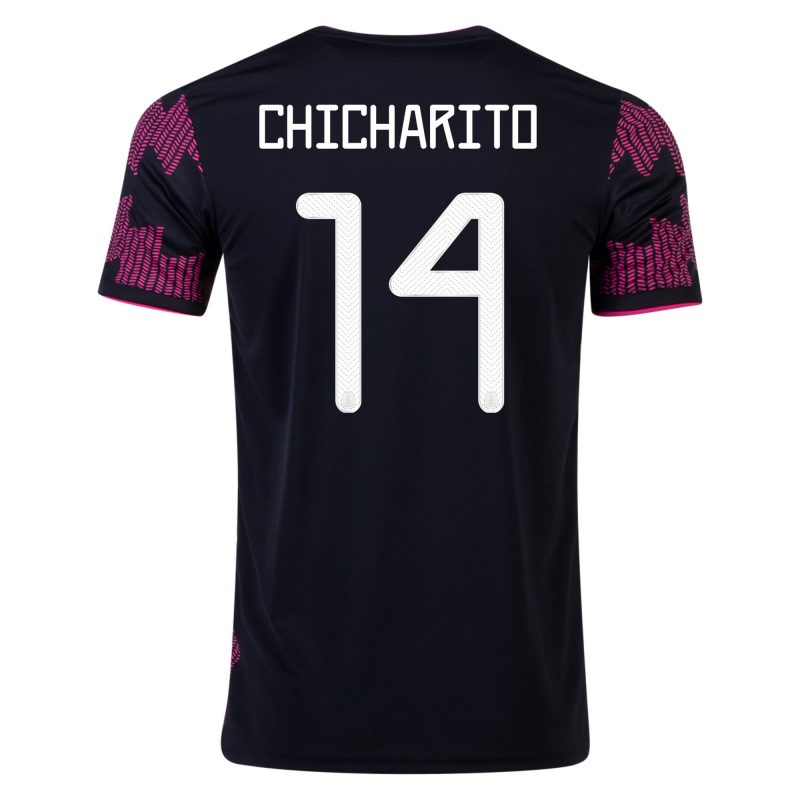 CHICHARITO #14 Mexico 2021 Home Black Jersey