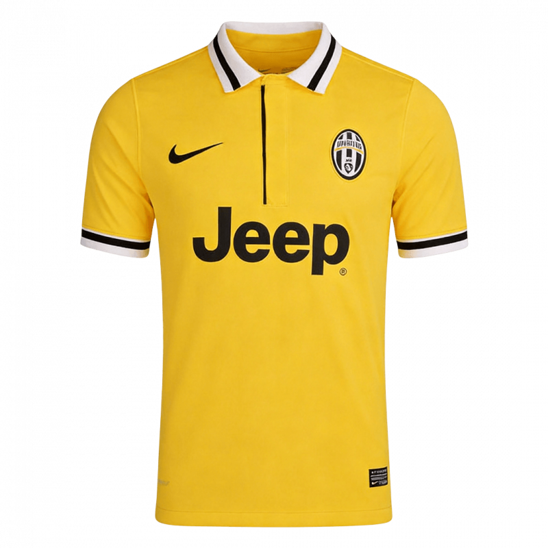 Juventus 2013/14 Away Yellow Retro Jersey