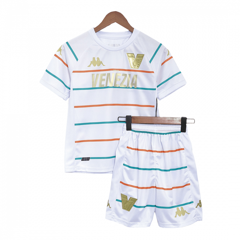 Venezia FC 2022/23 Away White Kids Kit