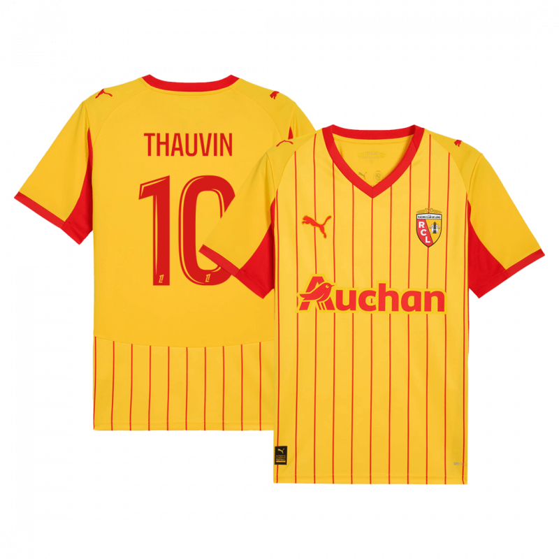 THAUVIN #10 RC Lens 2025/26 Home Red Jersey