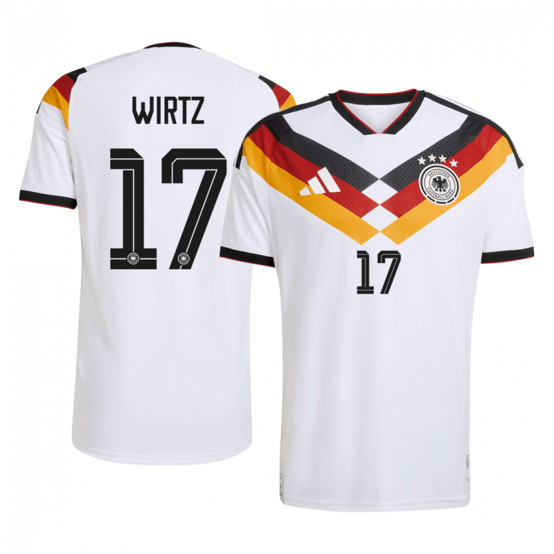 WIRTZ #17 Germany 2026 Home White Player Version Jersey