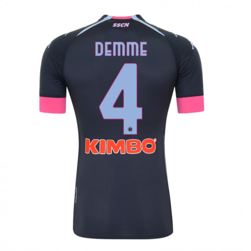 DEMME #4 Napoli 2020/21 Third Black Jersey