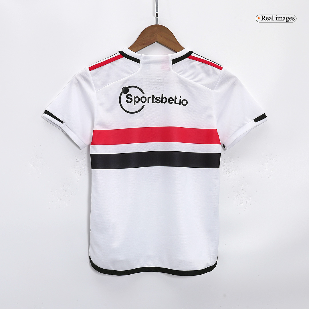 Sao Paulo FC 2023/24 Home White Kids Kit