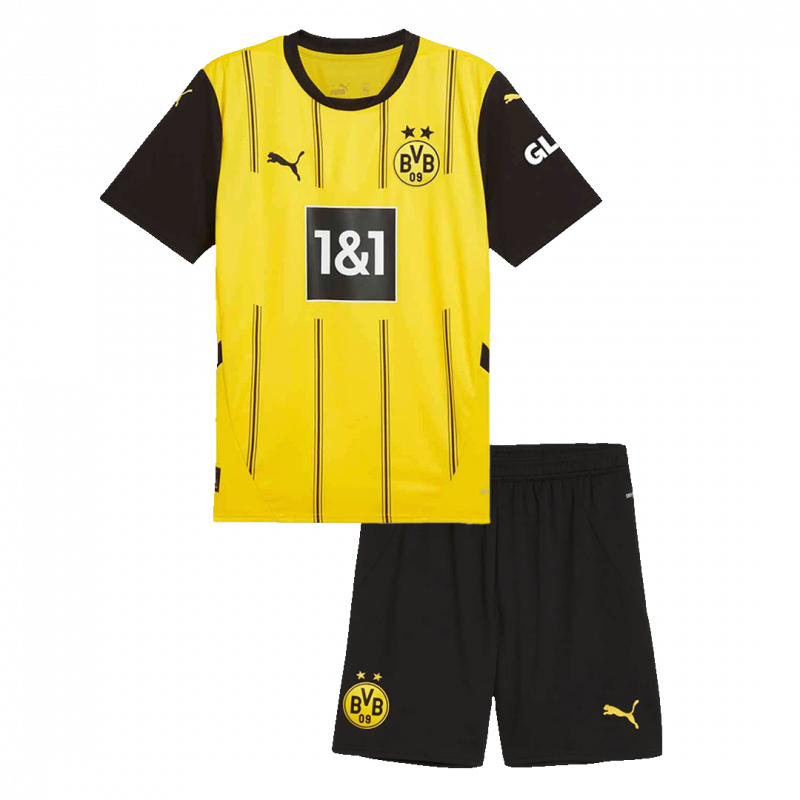 Borussia Dortmund 2024/25 Home Yellow Kids Kit
