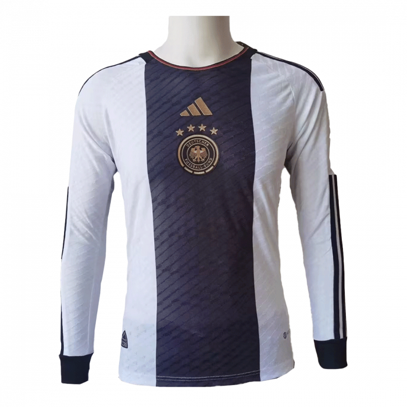 Germany 2022 Home Black Player Version Long Sleeve Jersey