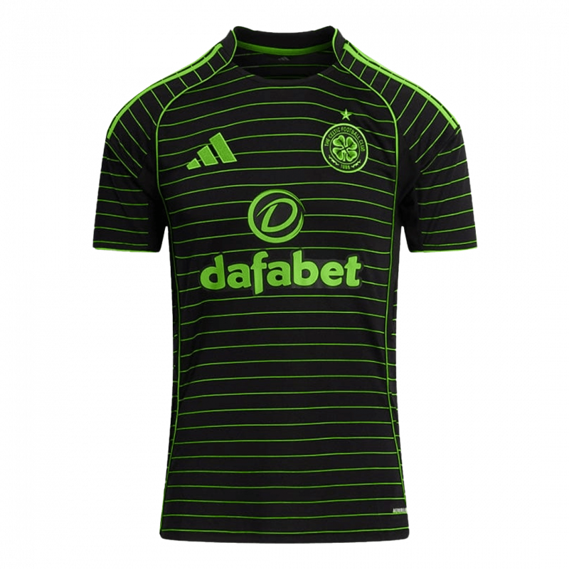 Celtic 2025/26 Away Black Jersey