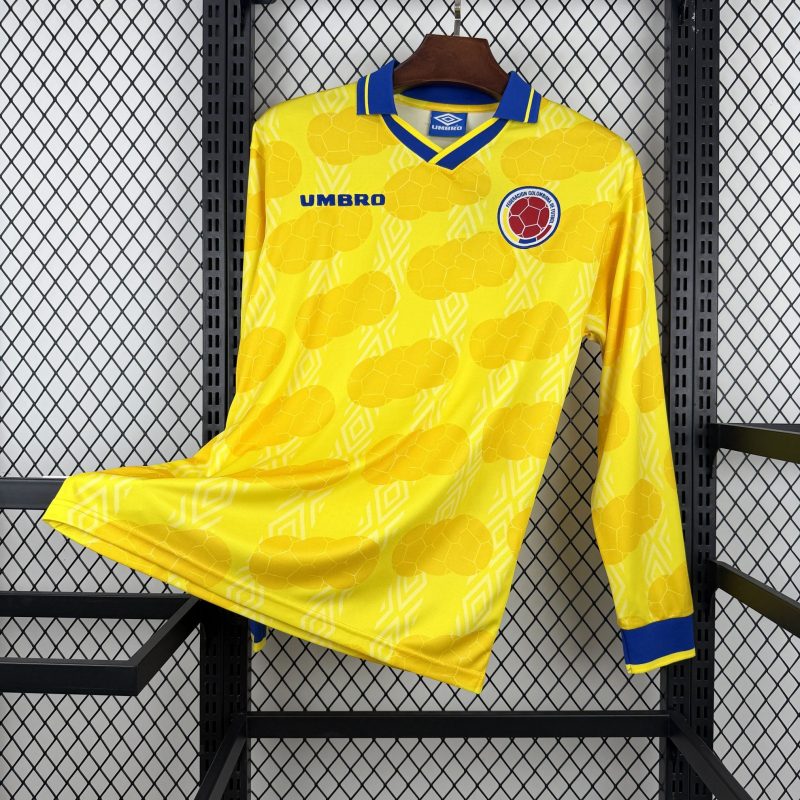Colombie Maillot Foot 1994 Retro Jersey