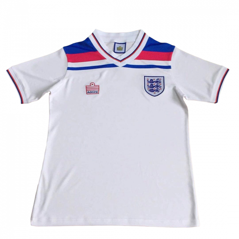 England 1980 Home White Retro Jersey