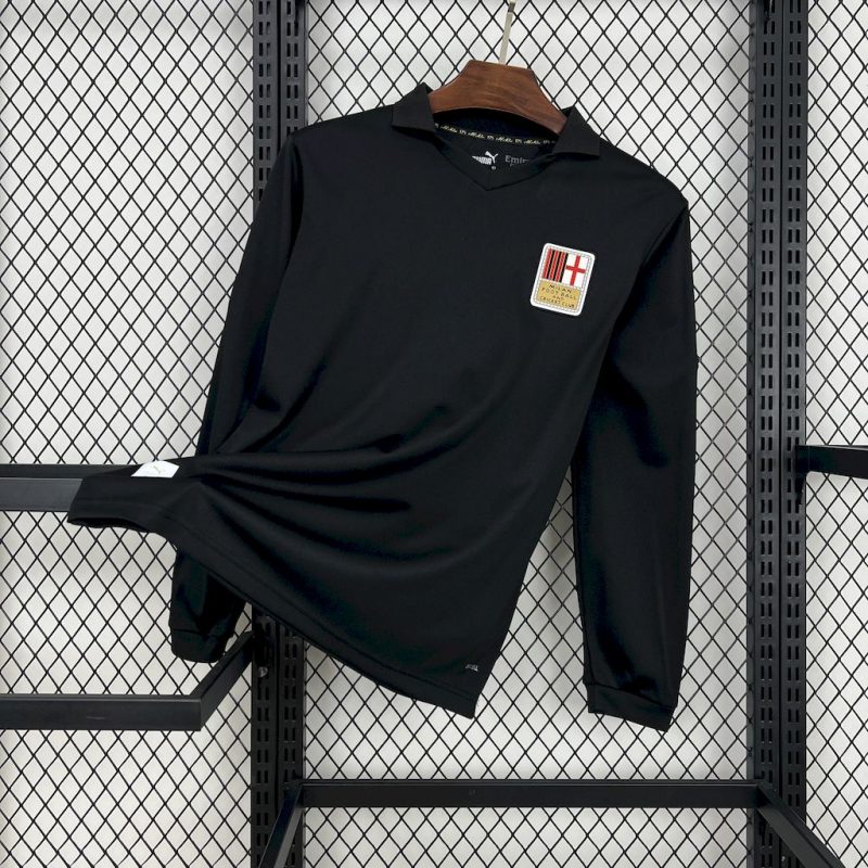 AC Milan 2024/25 Black Long Sleeve Jersey