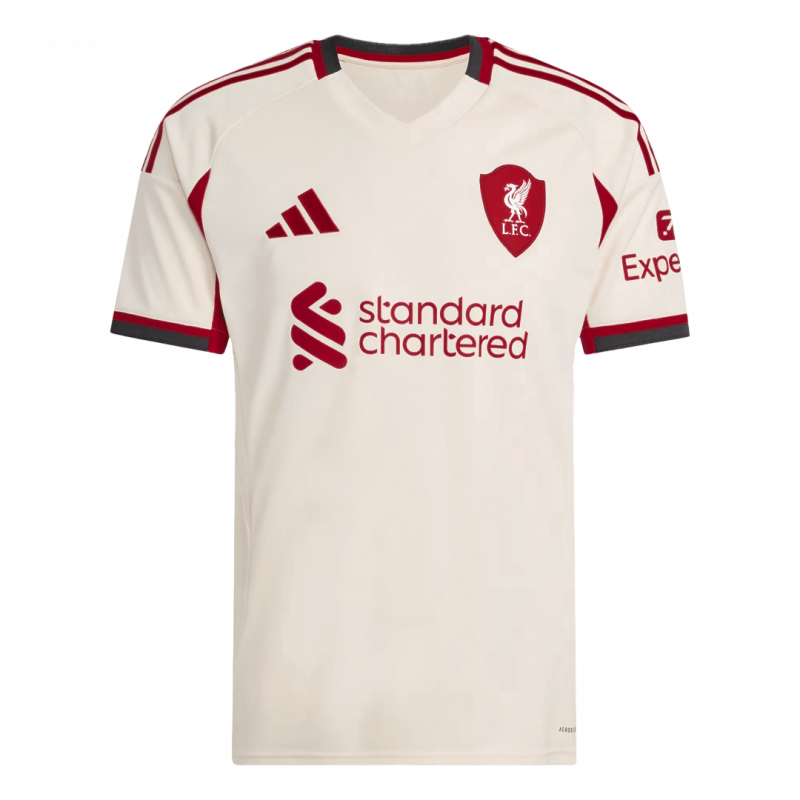 Liverpool 2025/26 Away White Jersey