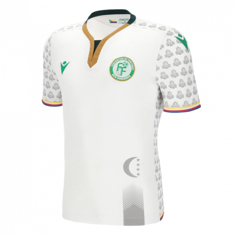Comoros 2022 Away White Jersey