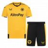 Wolverhampton Wanderers 2022/23 Home Yellow Kids Kit