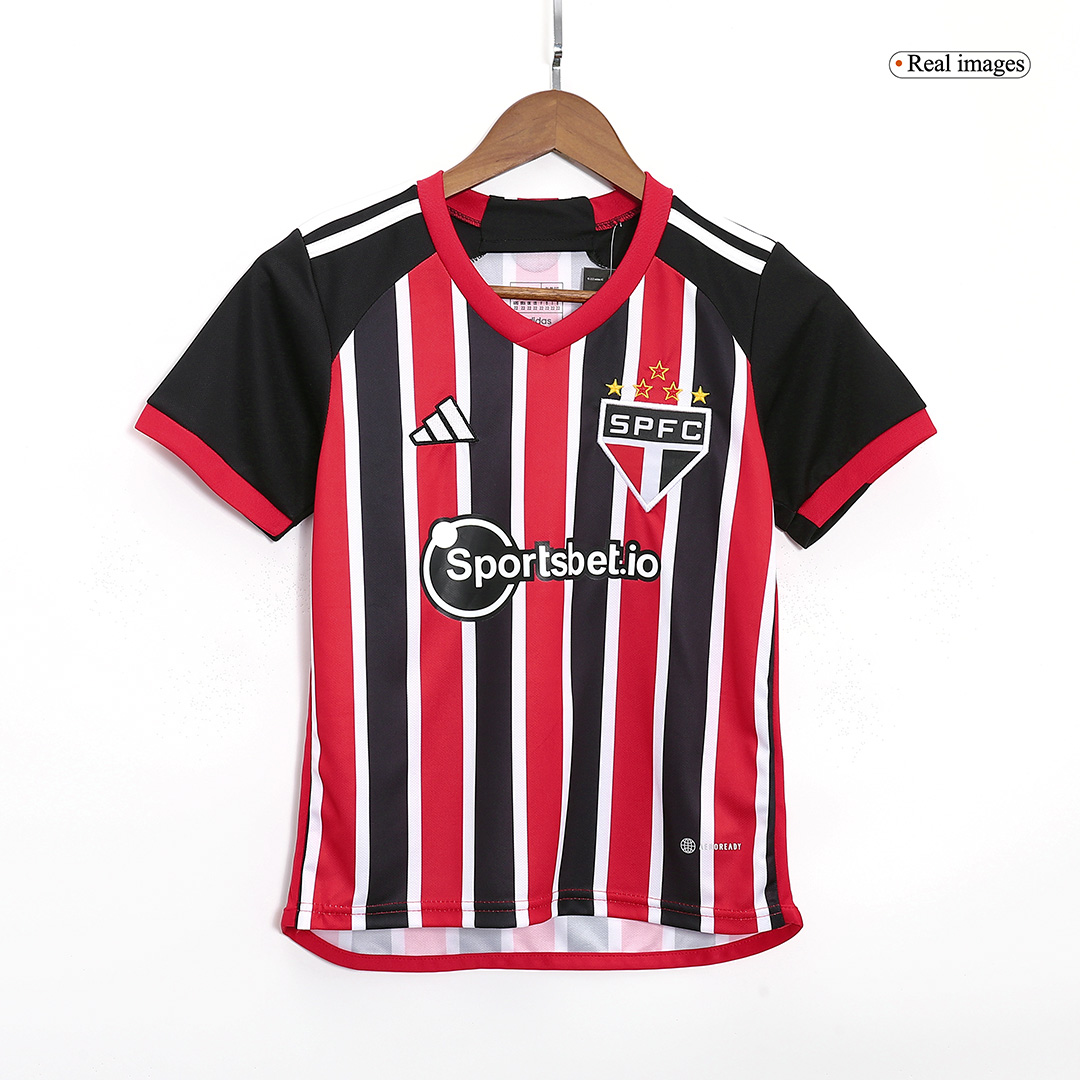 Sao Paulo FC 2023/24 Away Black Kids Kit