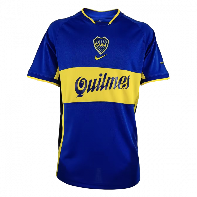 Boca Juniors 2001/02 Home Blue Retro Jersey