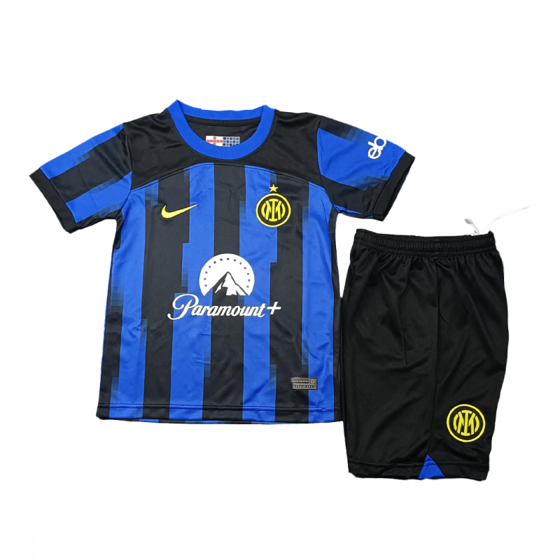 Inter Milan 2023/24 Home Black Kids Kit