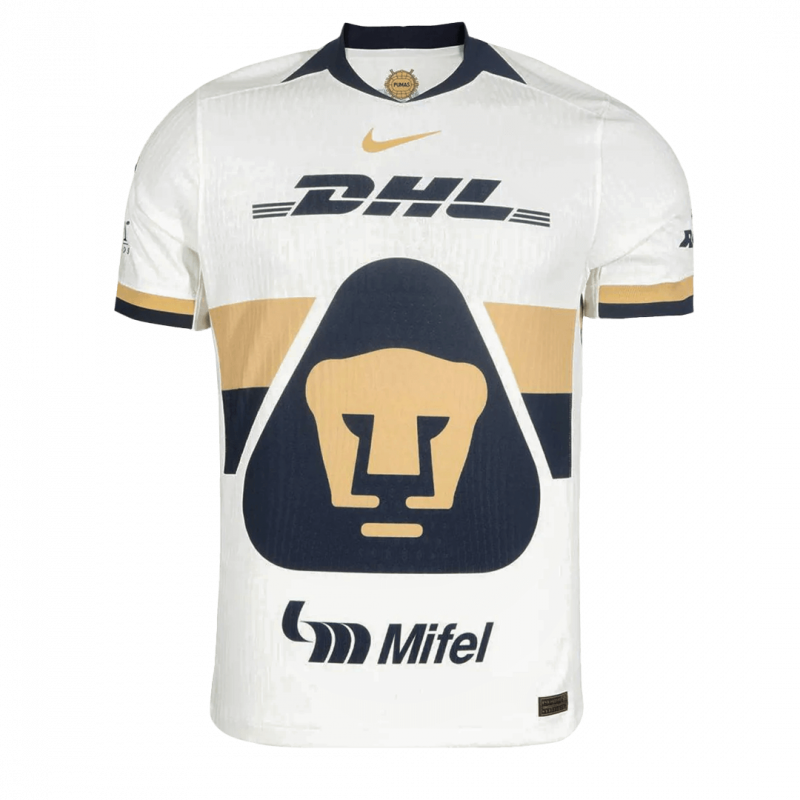 Pumas UNAM 2025/26 Home White Player Version Jersey