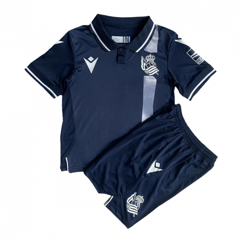 Real Sociedad 2023/24 Away Blue Kids Kit