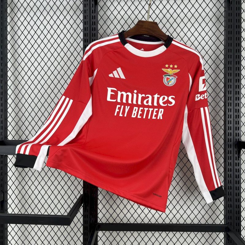 Maillot Foot Benfica 2025/26 Long Sleeve Jersey