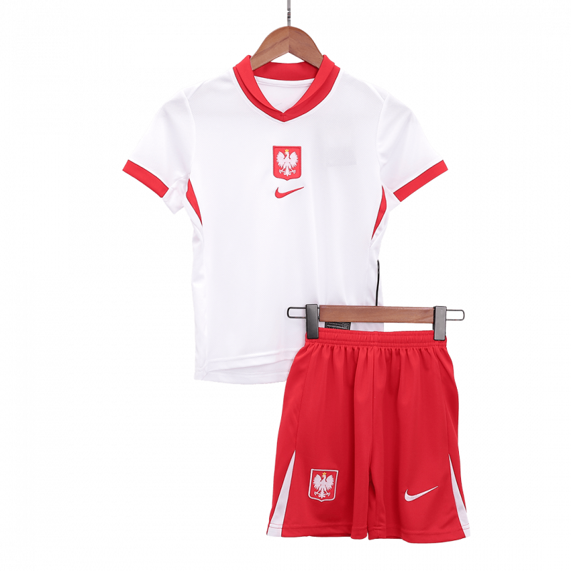 Poland 2024 Home White Kids Kit