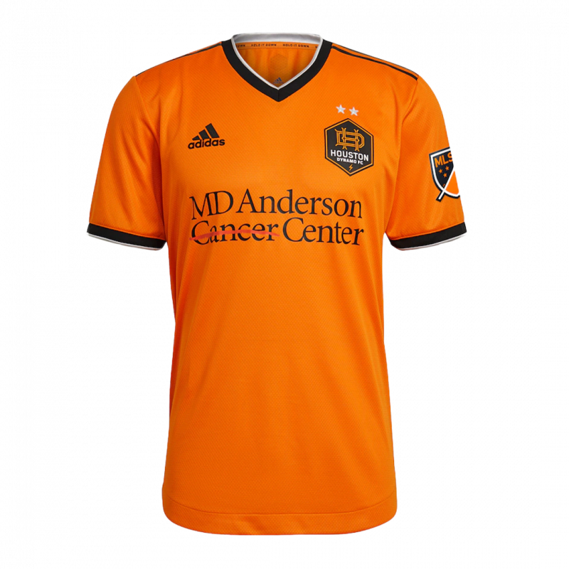 Houston Dynamo 2021 Home Orange Player Version Jersey