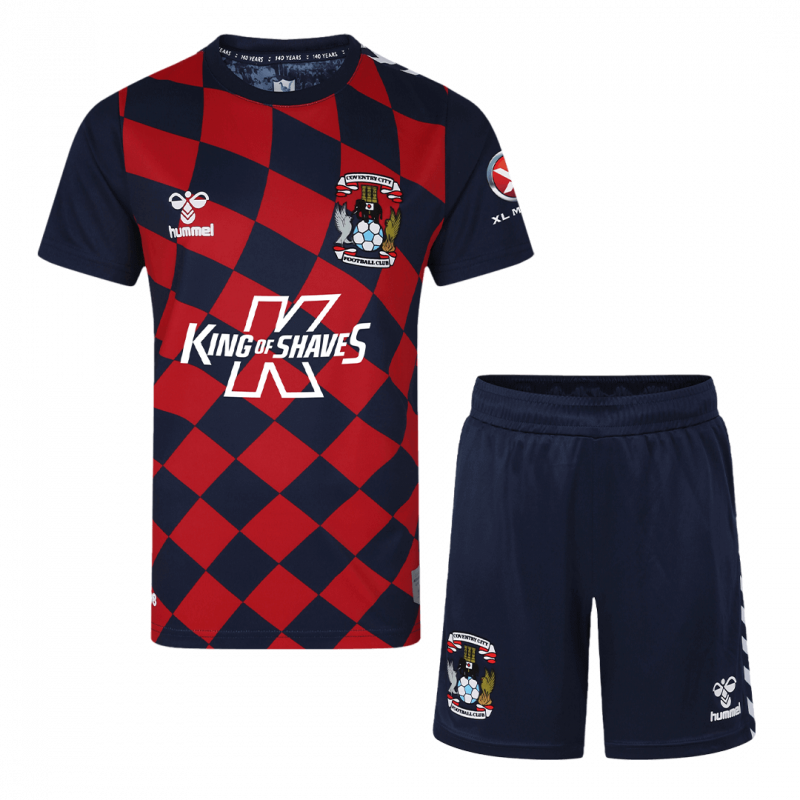 Coventry City 2023/24 Away Black Kids Kit