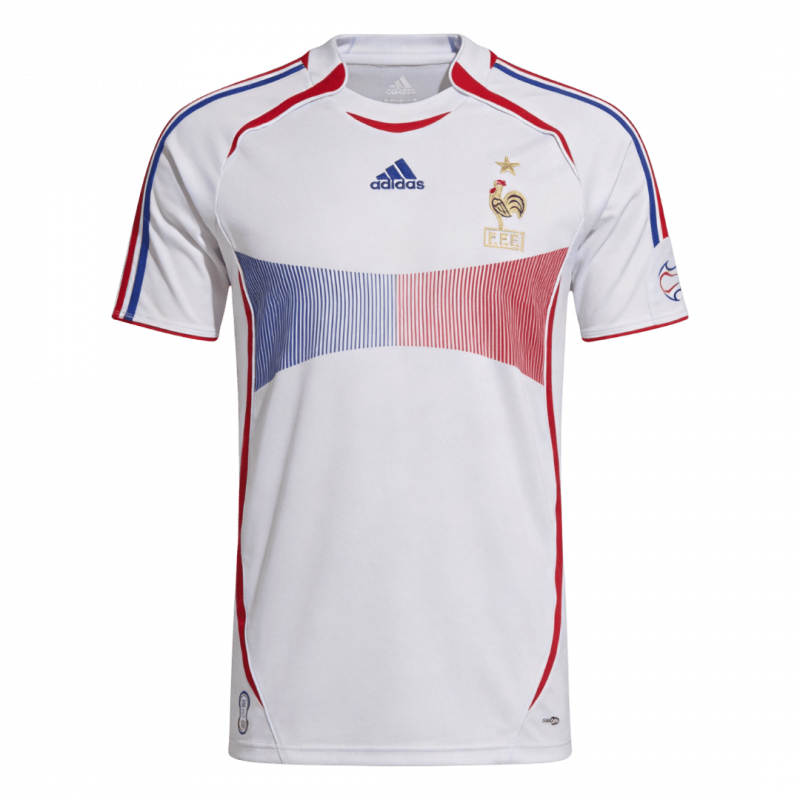France 2006 Away White Retro Jersey