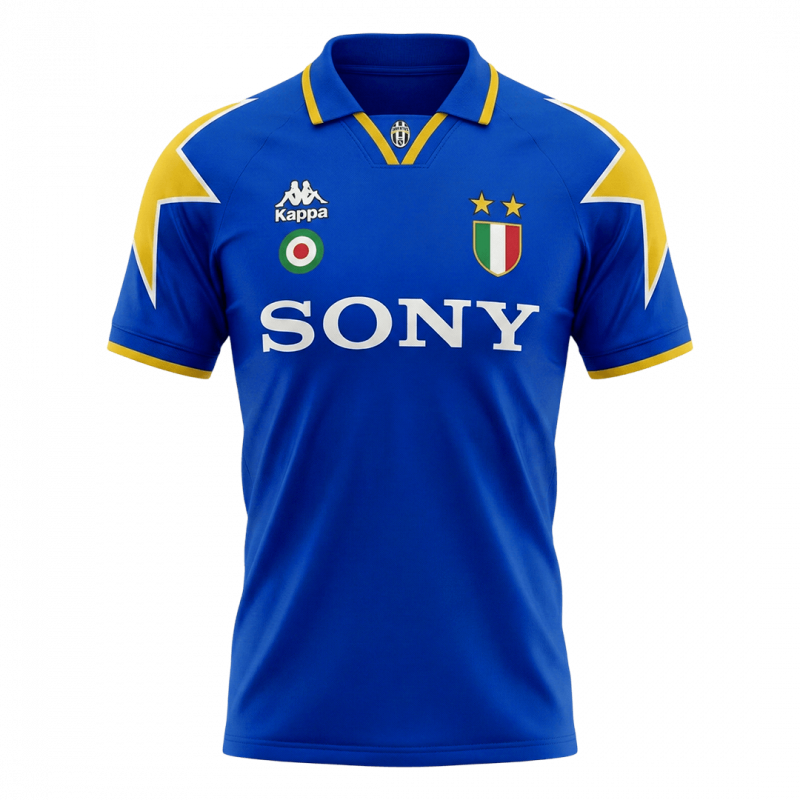 Juventus 1995/96 Away Blue Retro Jersey