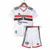 Sao Paulo FC 2022/23 Home White Kids Kit