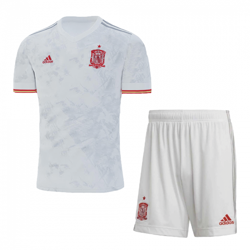 Spain 2020 Away White Kids Kit