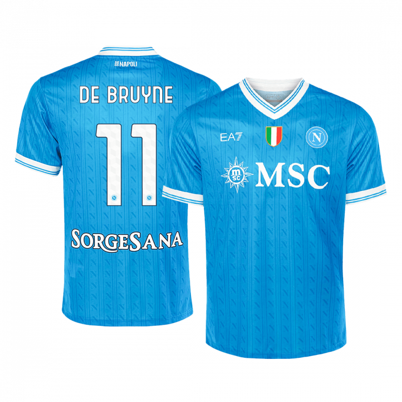 DE BRUYNE #11 Napoli 2025/26 Home Blue Jersey