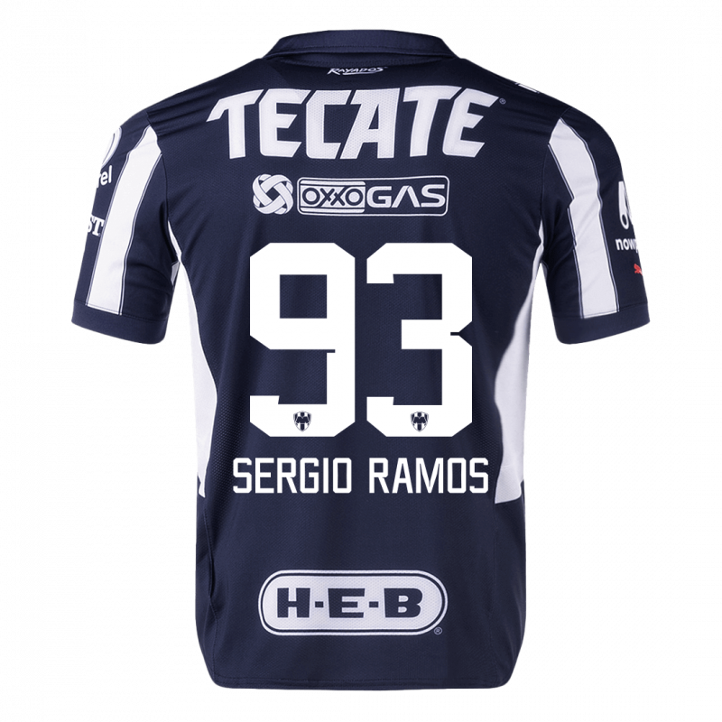 SERGIO RAMOS #93 Monterrey 2024/25 Home Blue Player Version Jersey