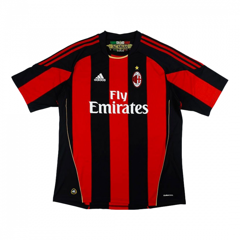 AC Milan 2010/11 Home Black Retro Jersey