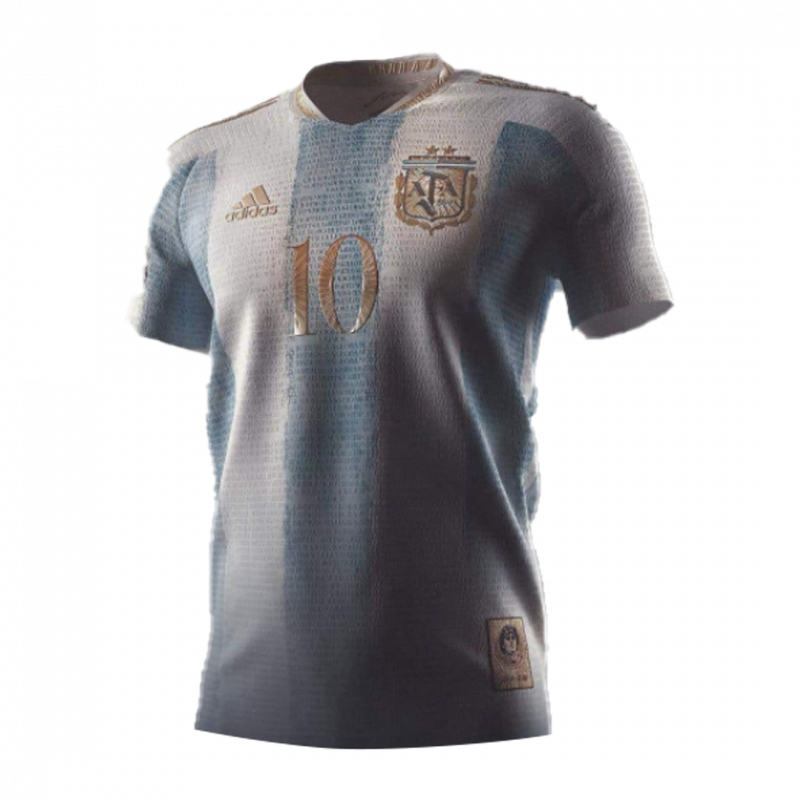 Maradona #10 Argentina 2021 White Jersey